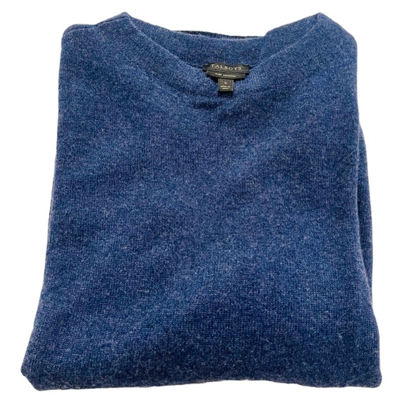 TALBOTS AUDREY CASHMERE SWEATER | Small | Denim Blue - Picture 3 of 4